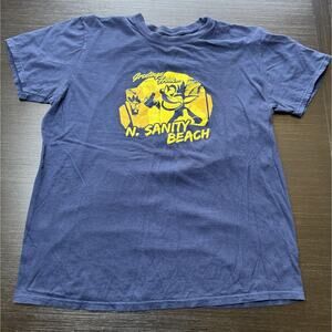 Loot Crate Crash Bandicoot Greetings From N. Sanity Beach Tshirt Size L